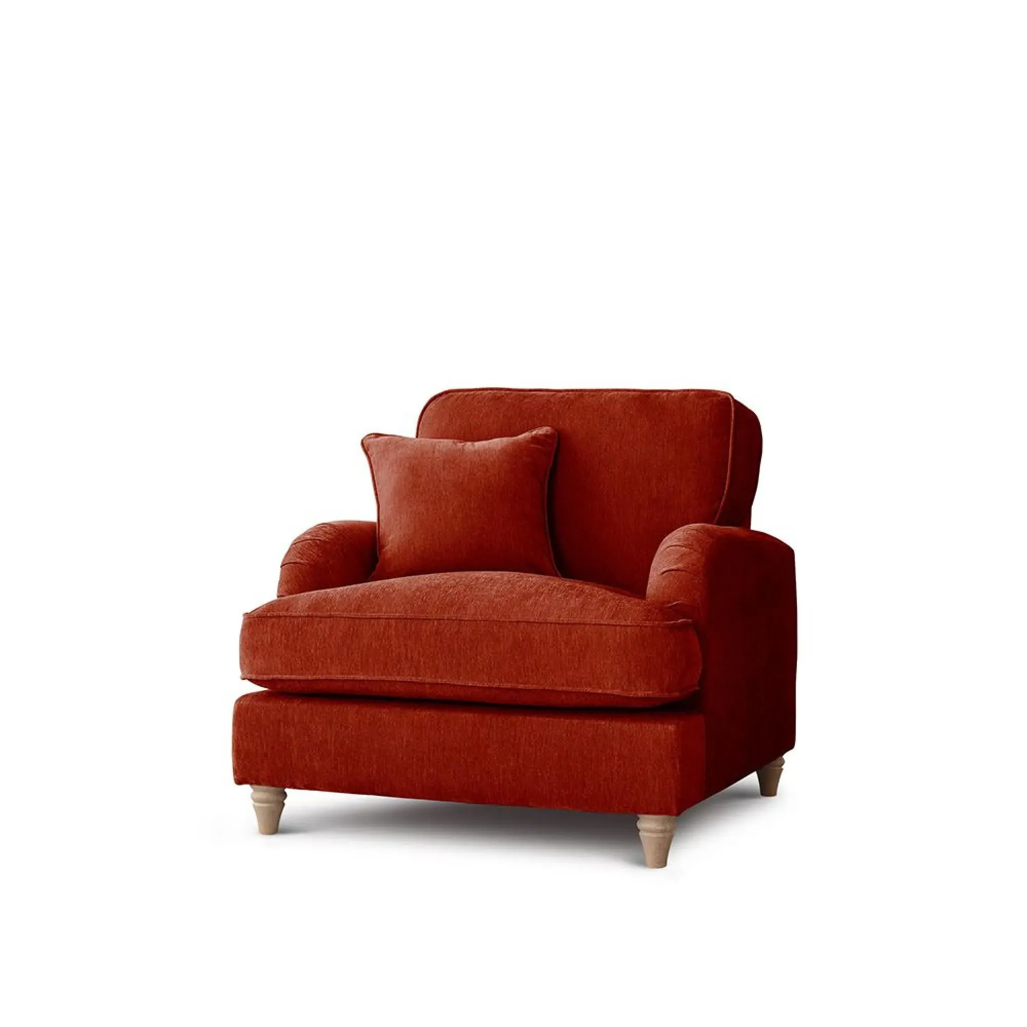 Manhattan Armchair - Apricot, Fabric