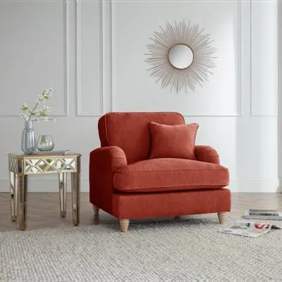 Manhattan Armchair - Apricot, Fabric image