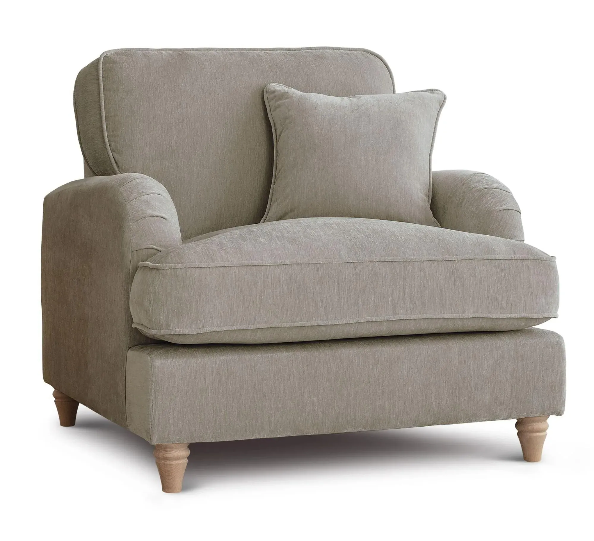 Manhattan Armchair - Putty, Fabric
