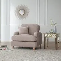 Manhattan Armchair - Putty, Fabric