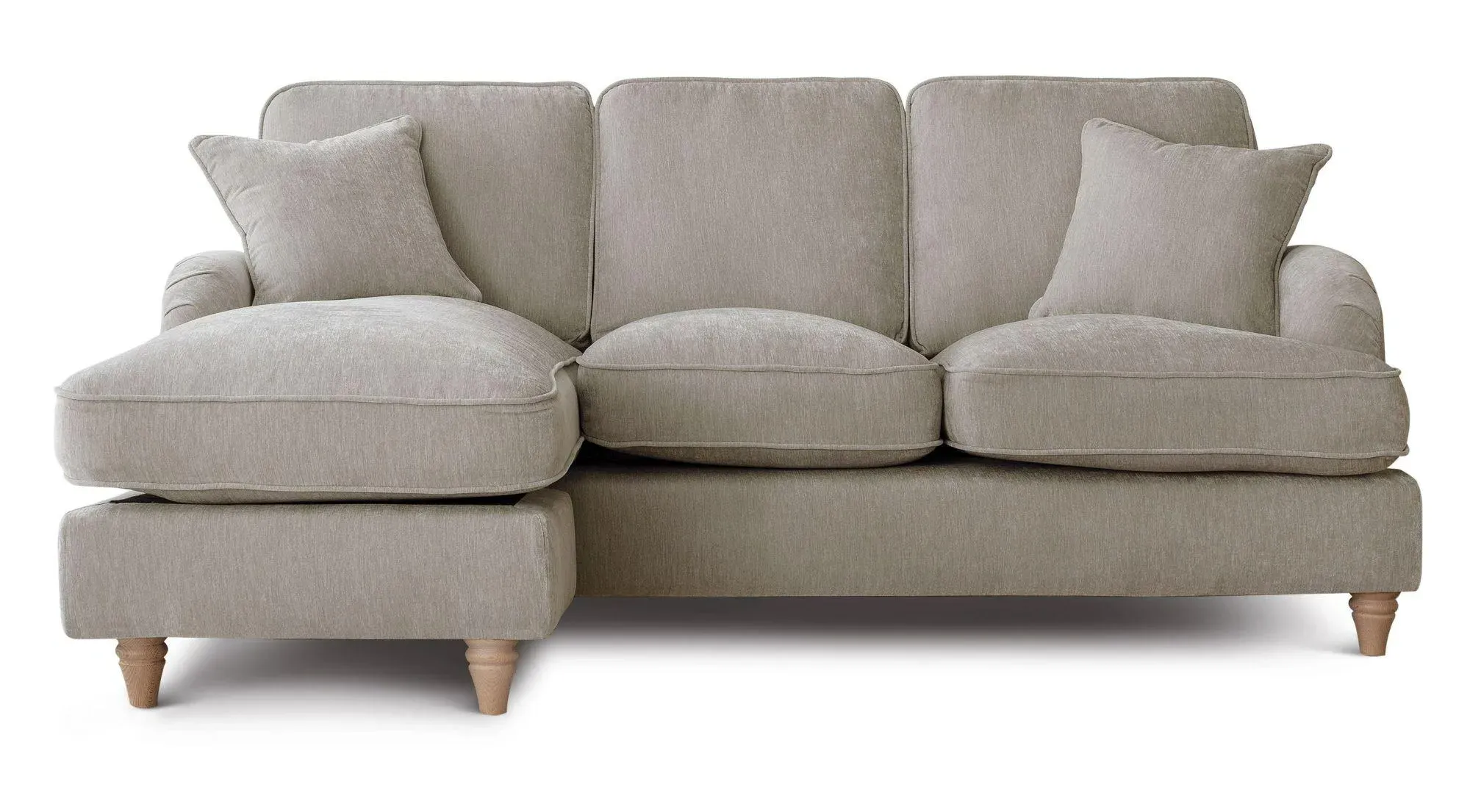 Manhattan Corner Sofa with Chaise - Putty, Fabric