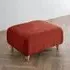 Manhattan Footstool - Apricot, Fabric