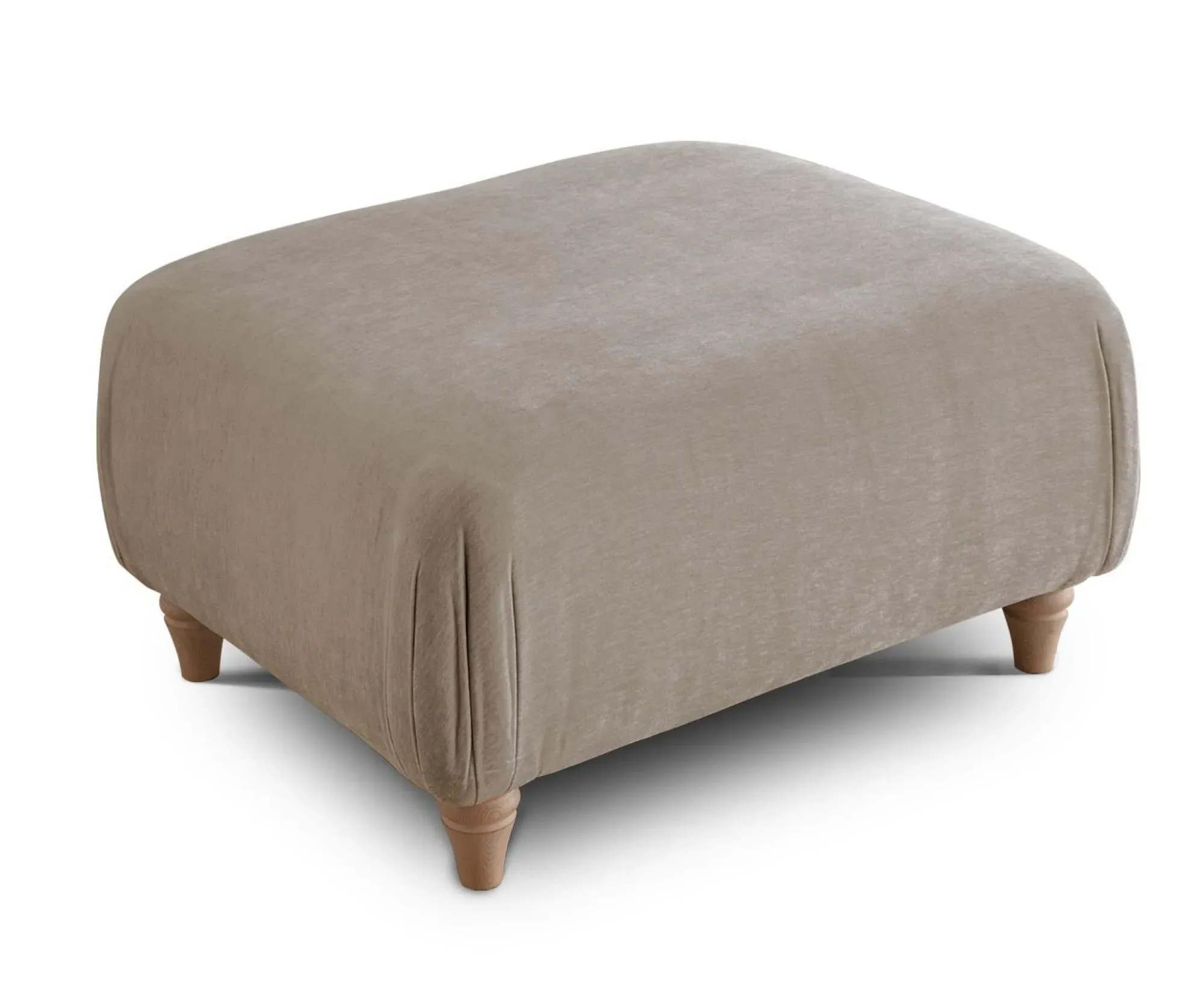 Manhattan Footstool - Putty, Fabric
