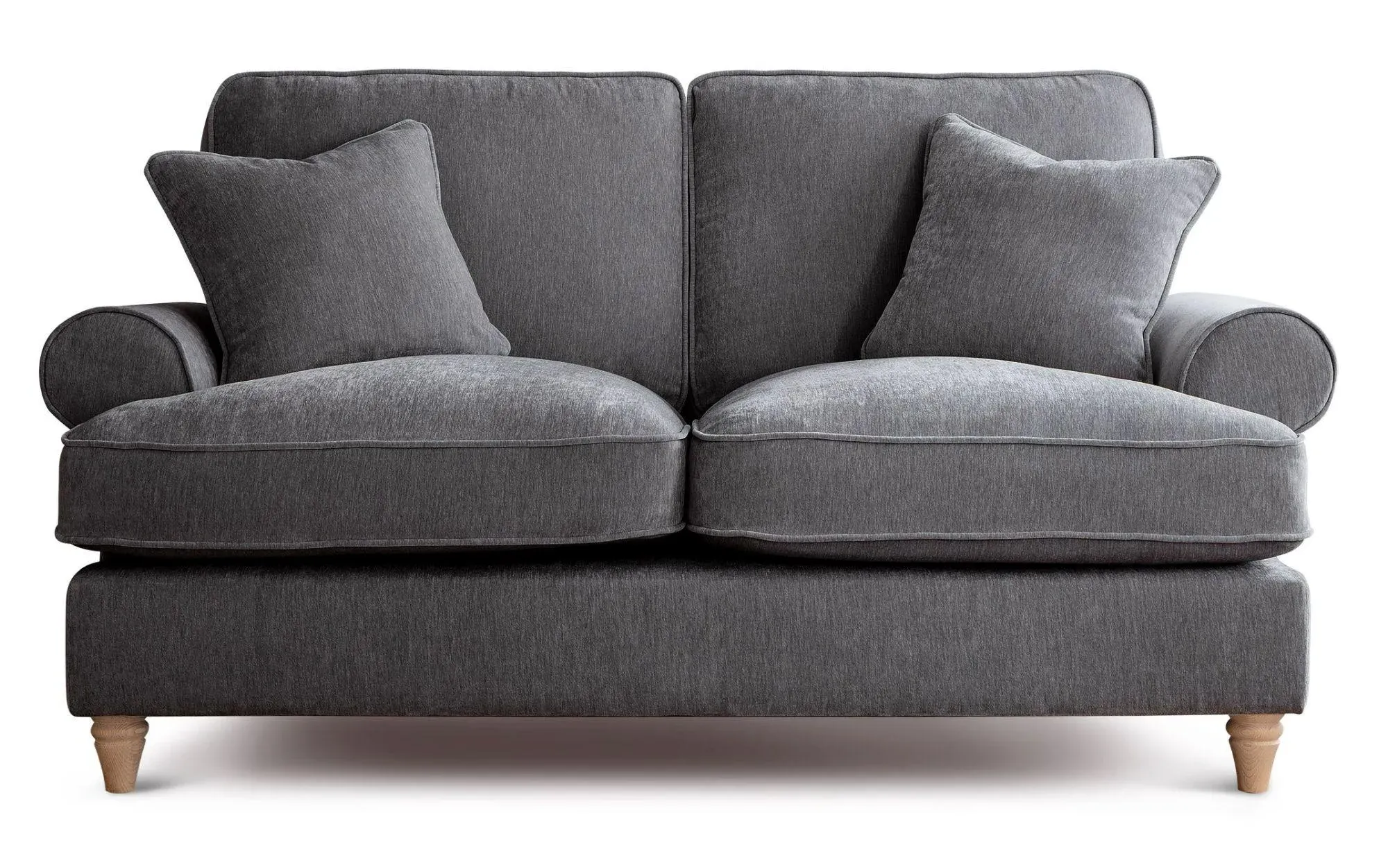 Marigot 2-Seater Sofa - Charcoal, Fabric