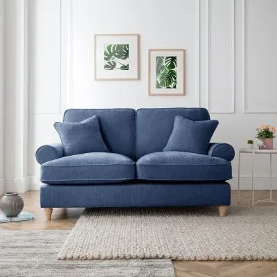 Marigot 2-Seater Sofa - Navy, Fabric
