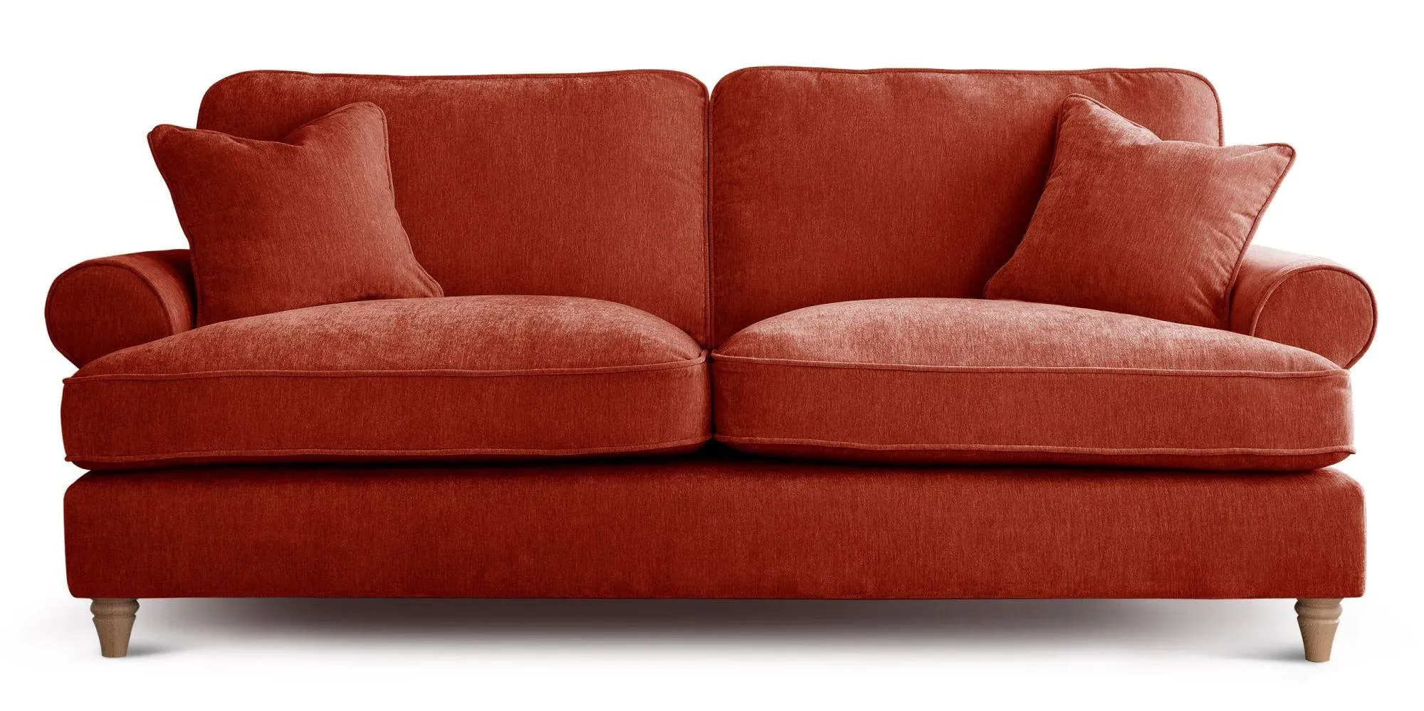 Marigot 3-Seater Sofa - Apricot, Fabric