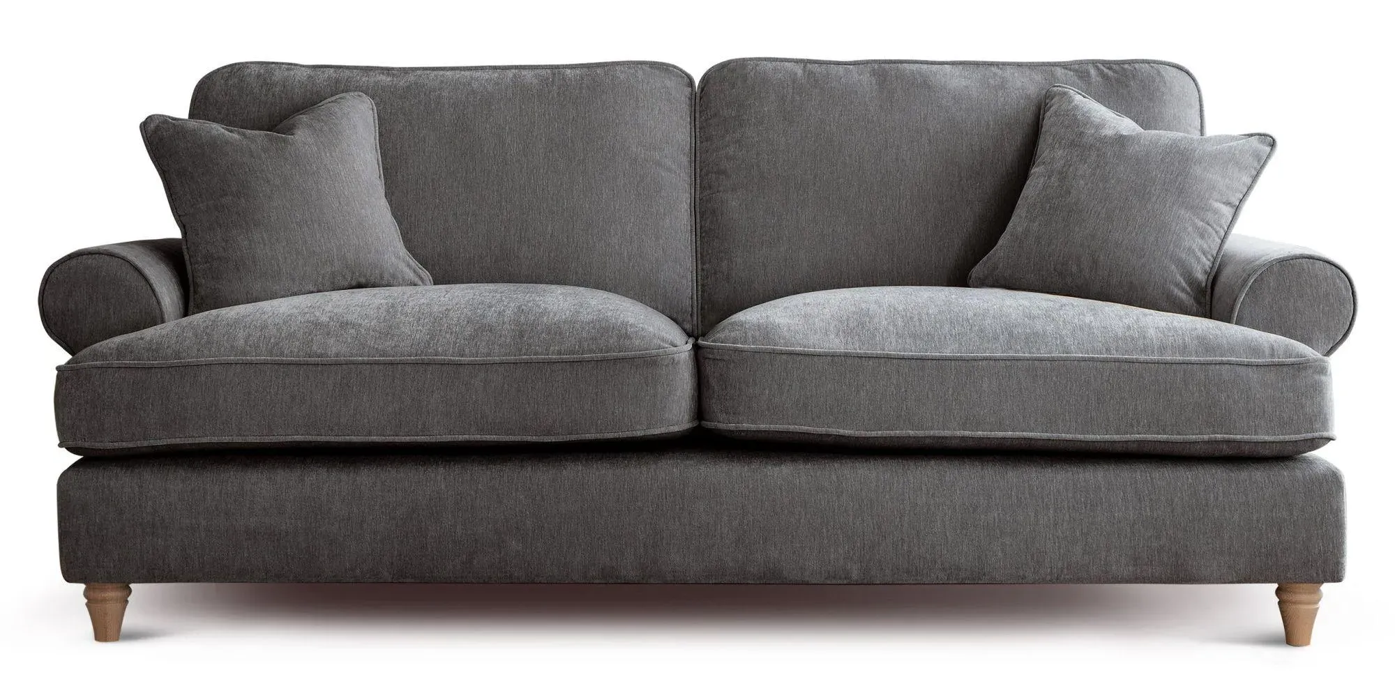 Marigot 3-Seater Sofa - Charcoal, Fabric