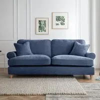 Marigot 3-Seater Sofa - Navy, Fabric