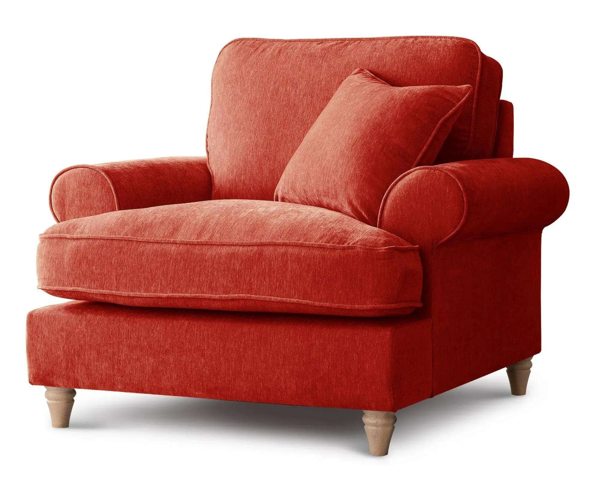 Marigot Armchair - Apricot, Fabric