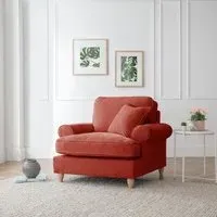 Marigot Armchair - Apricot, Fabric