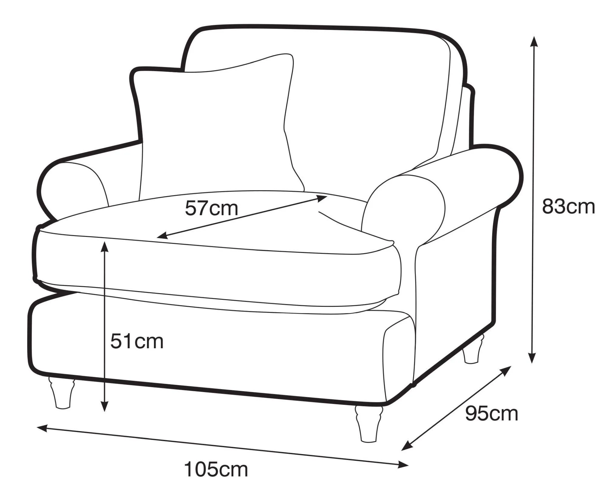 Marigot Armchair - Emerald, Fabric