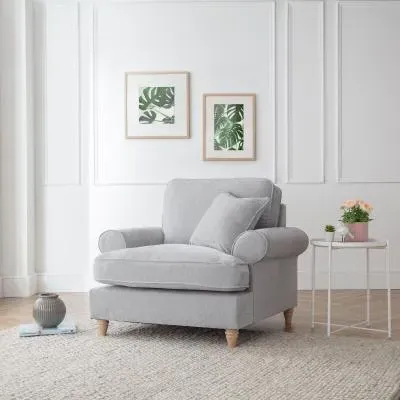 Marigot Armchair - Ice, Fabric