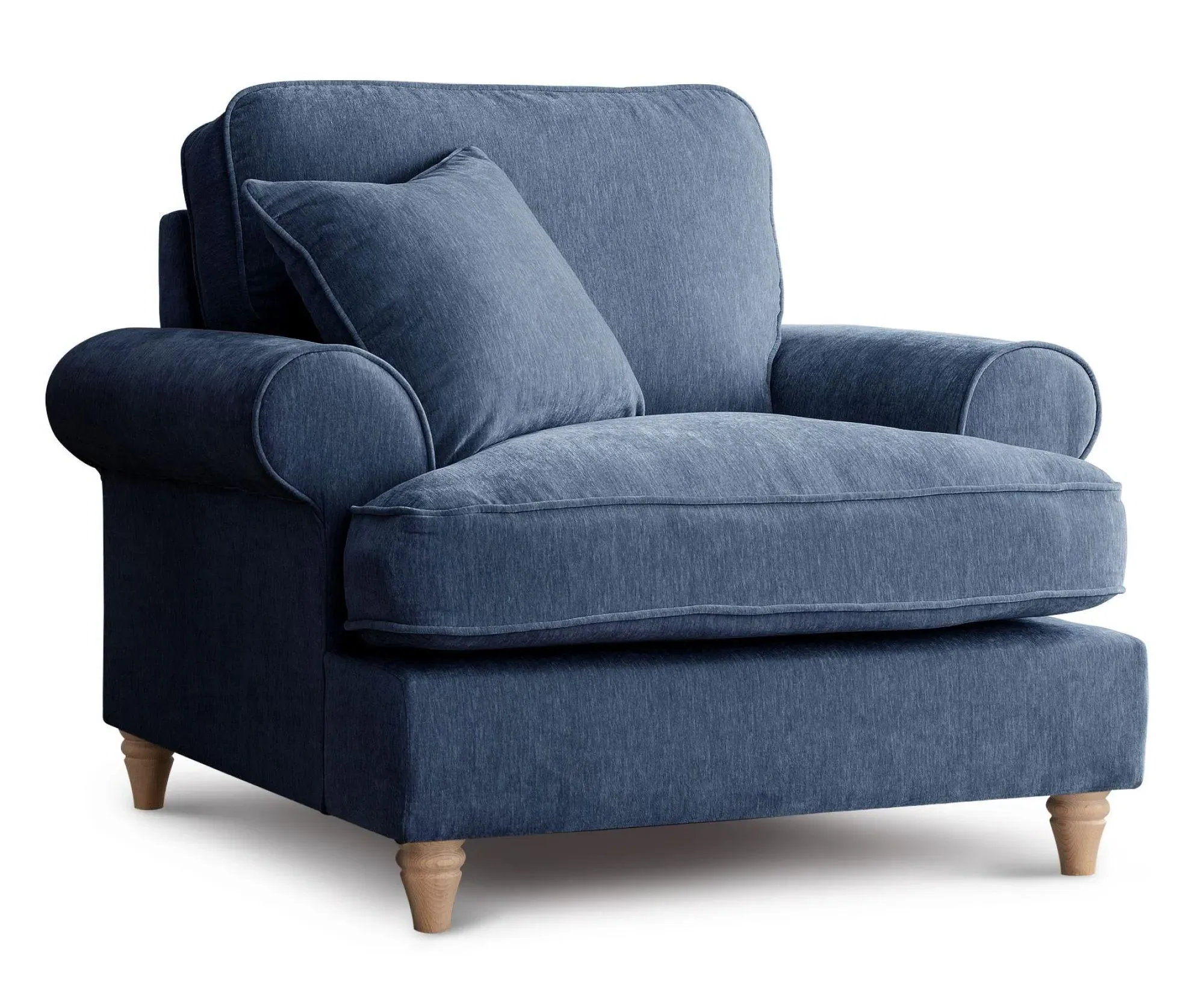 Marigot Armchair - Navy, Fabric