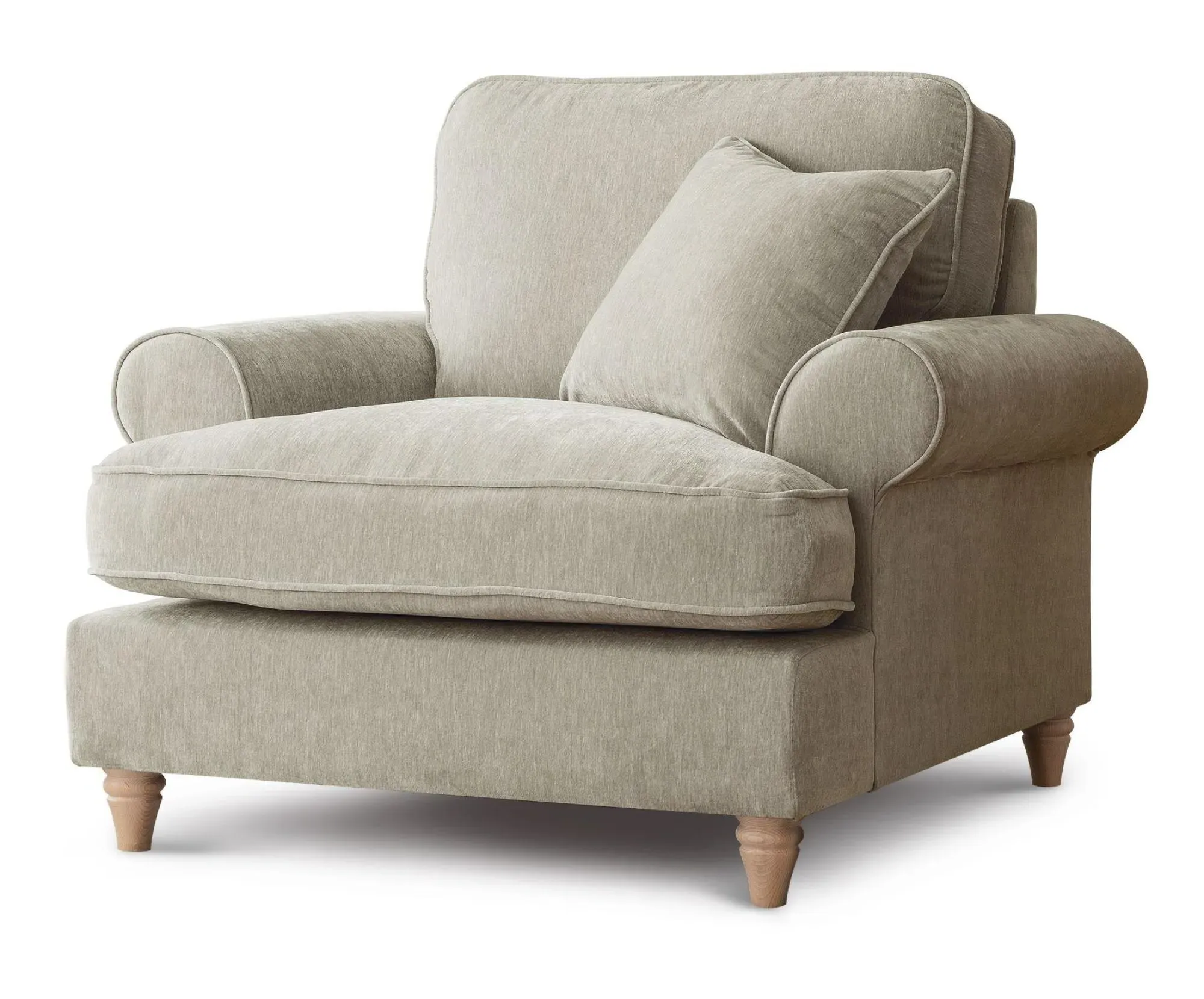 Marigot Armchair - Putty, Fabric