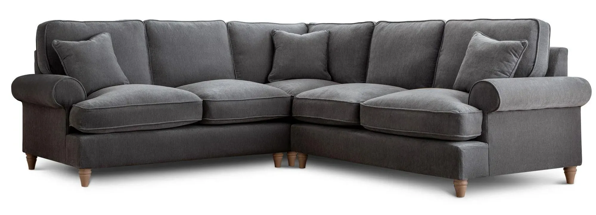 Marigot Corner Sofa - Charcoal, Fabric