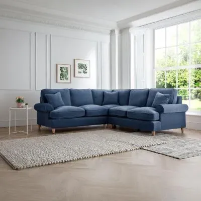 Marigot Corner Sofa - Navy, Fabric