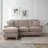 Marigot Corner Sofa with Chaise - Putty, Fabric