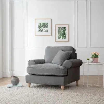 Marigot Fabric Armchair - Charcoal image