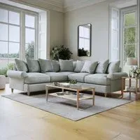 Narva 2 Corner 2 Sofa - Aqua, Fabric