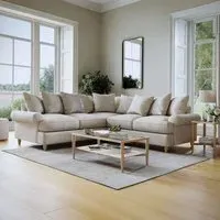 Narva 2 Corner 2 Sofa - Clay, Fabric