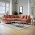Narva 2 Corner 2 Sofa - Coral, Fabric