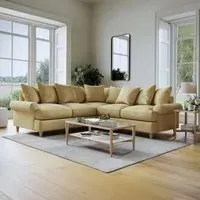 Narva 2 Corner 2 Sofa - Corn, Fabric