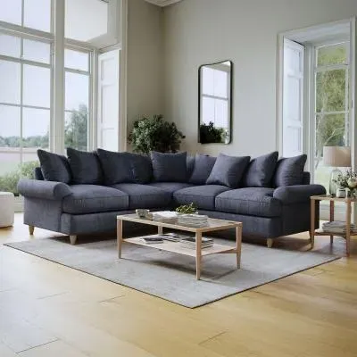 Narva 2 Corner 2 Sofa - Denim, Fabric