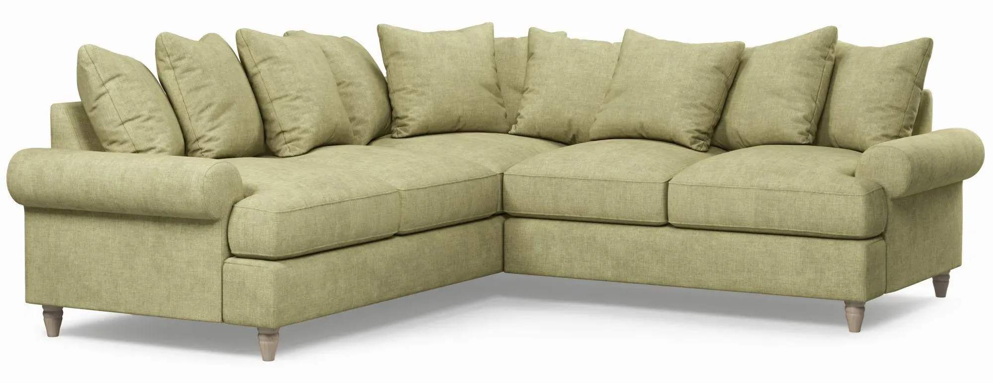Narva 2 Corner 2 Sofa - Sage, Fabric