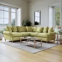 Narva 2 Corner 2 Sofa - Sage, Fabric
