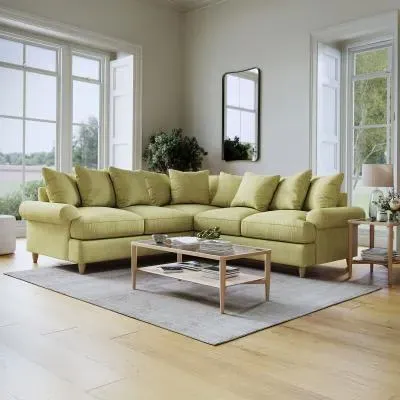 Narva 2 Corner 2 Sofa - Sage, Fabric