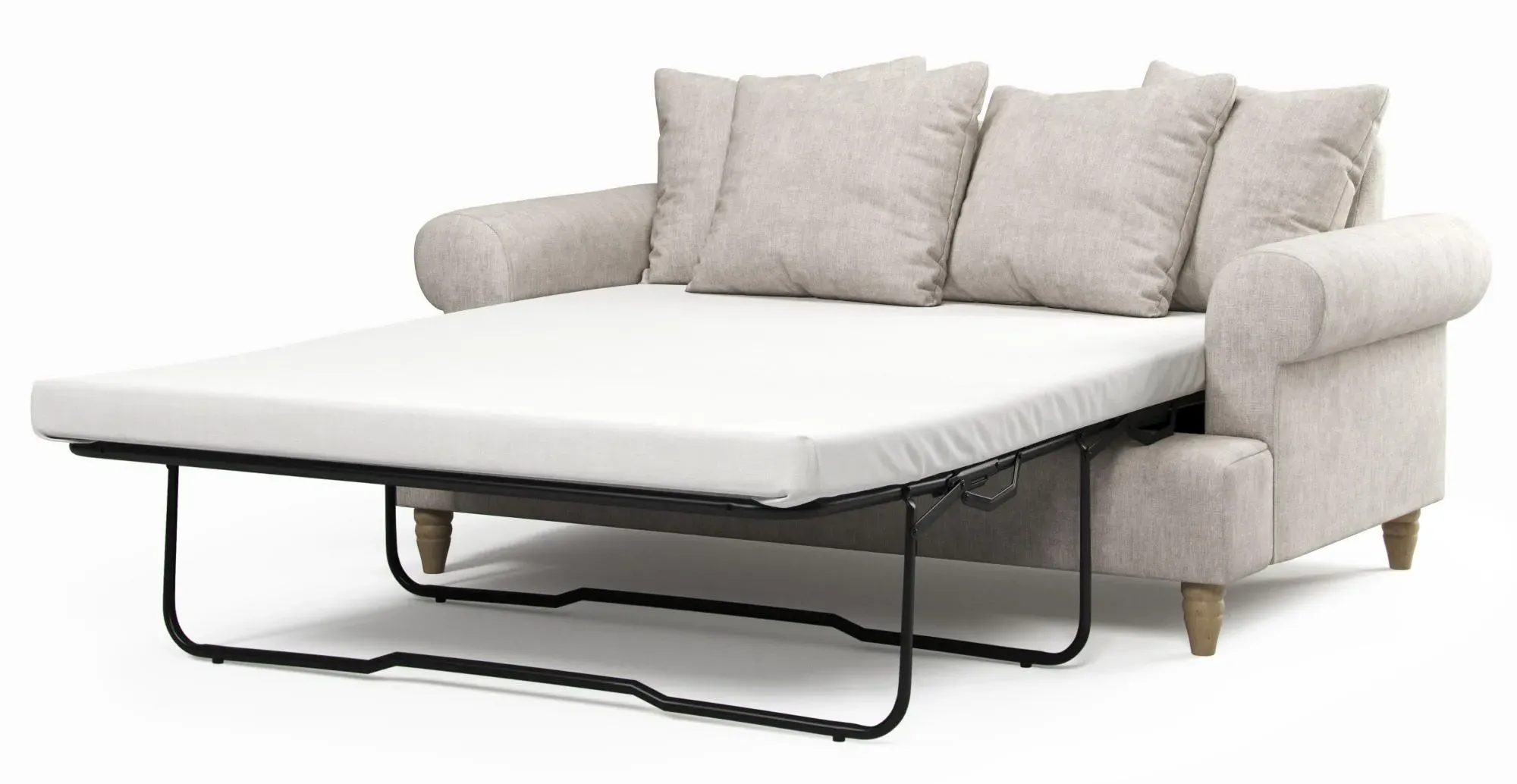 Narva 2-Seater Pull Out Sofa Bed - Clay, Fabric