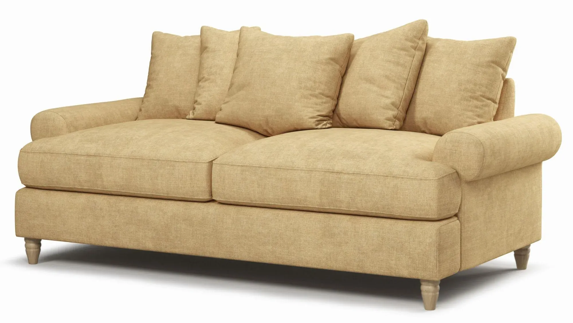Narva 2.5 Seater Sofa - Corn, Fabric