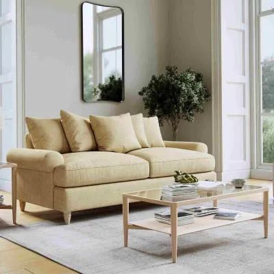 Narva 2.5 Seater Sofa - Corn, Fabric