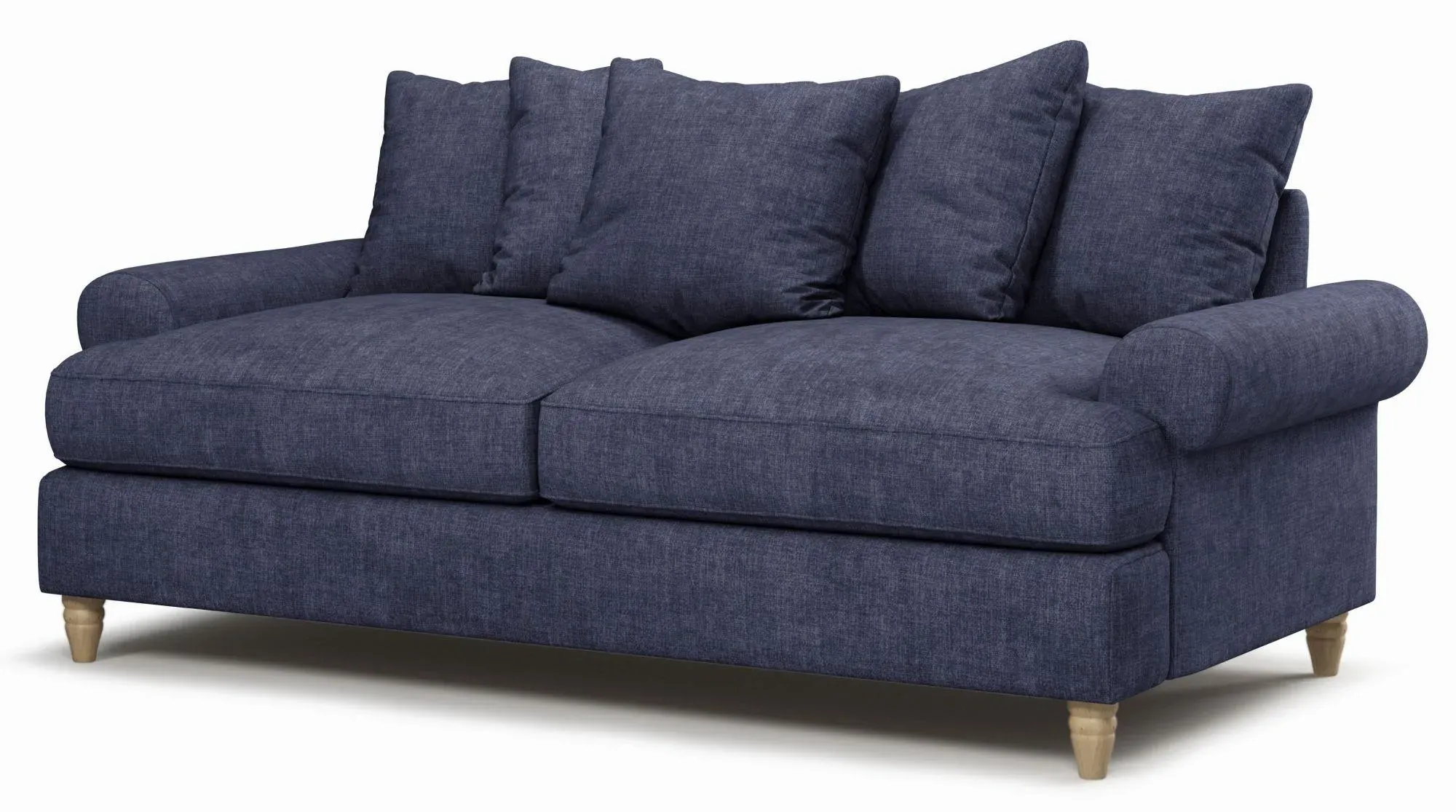 Narva 2.5 Seater Sofa - Denim, Fabric