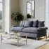 Narva 2.5 Seater Sofa - Denim, Fabric
