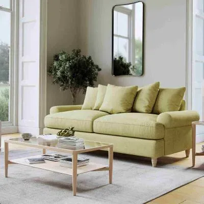 Narva 2.5 Seater Sofa - Sage, Fabric