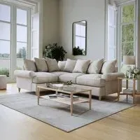 Narva Corner Sofa - Clay, Fabric