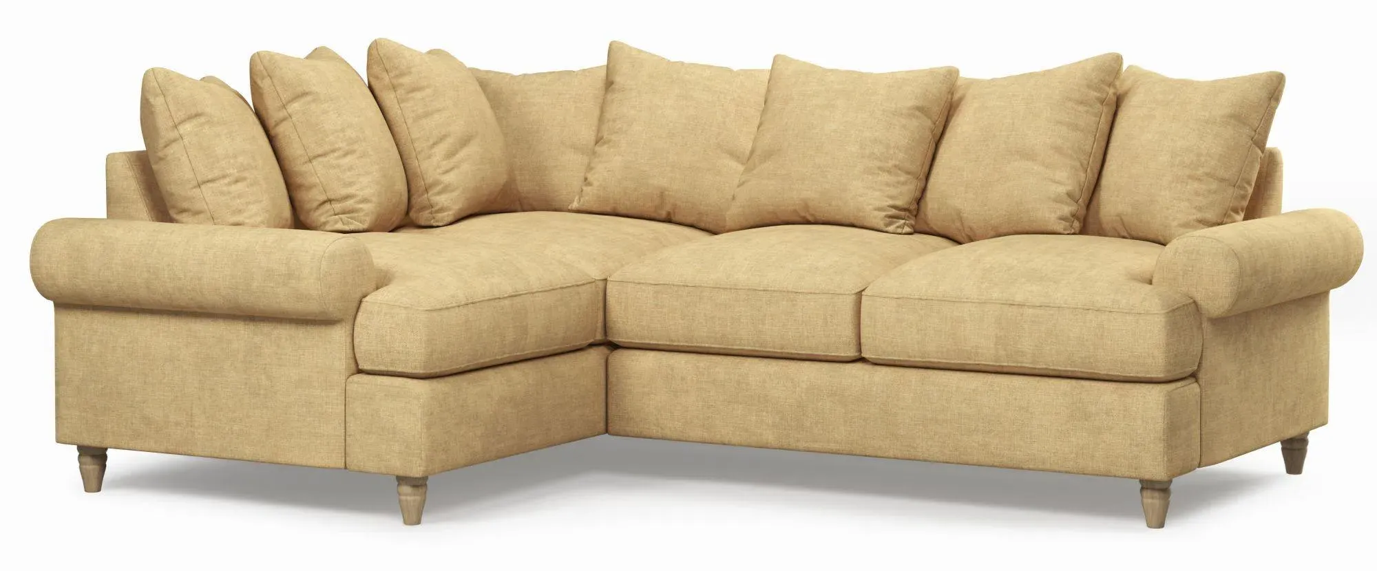 Narva Corner Sofa - Corn, Fabric