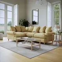 Narva Corner Sofa - Corn, Fabric