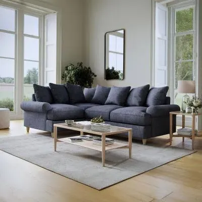 Narva Corner Sofa - Denim, Fabric