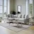 Narva Corner Sofa - Dove Grey, Fabric