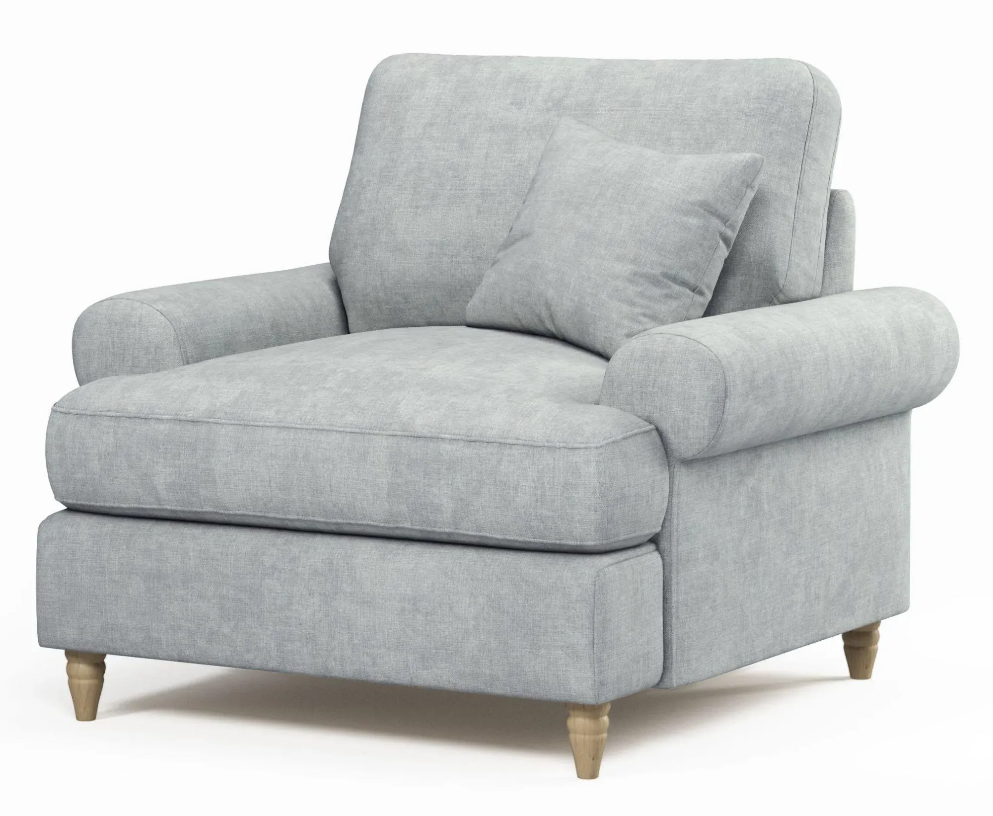 Narva Fabric Armchair - Aqua