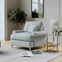 Narva Fabric Armchair - Aqua