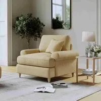 Narva Fabric Armchair - Corn