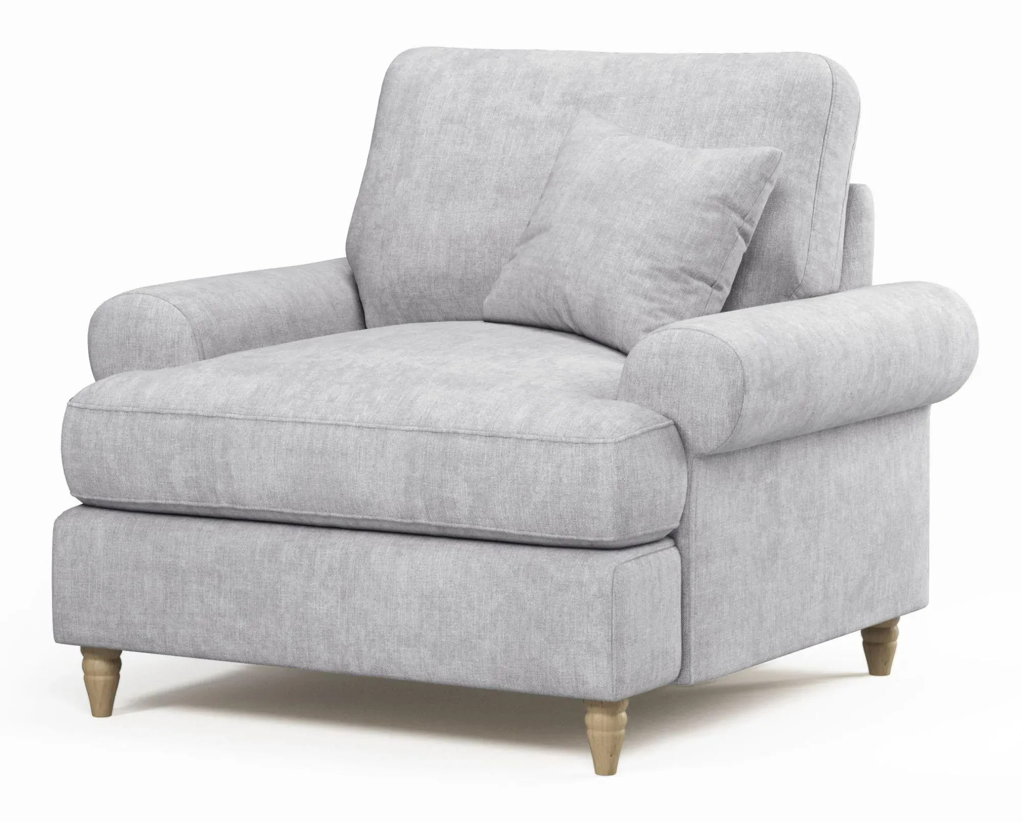 Narva Fabric Armchair - Dove Grey