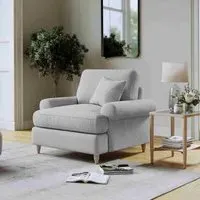 Narva Fabric Armchair - Dove Grey