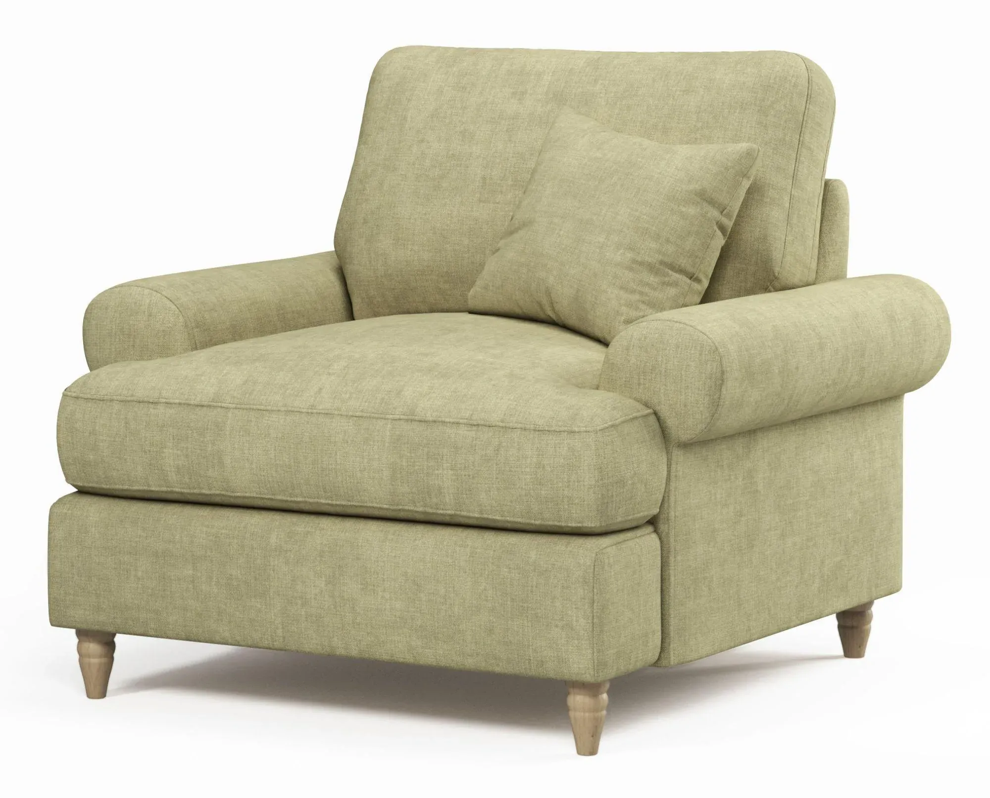 Narva Fabric Armchair - Sage