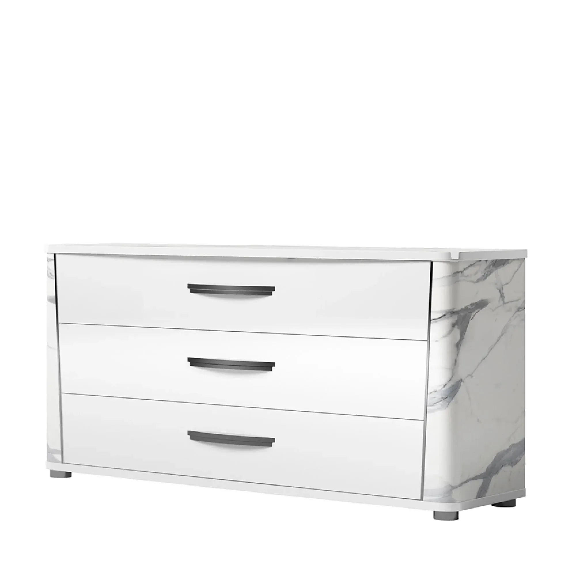 Anna 3 Drawer Dresser - White