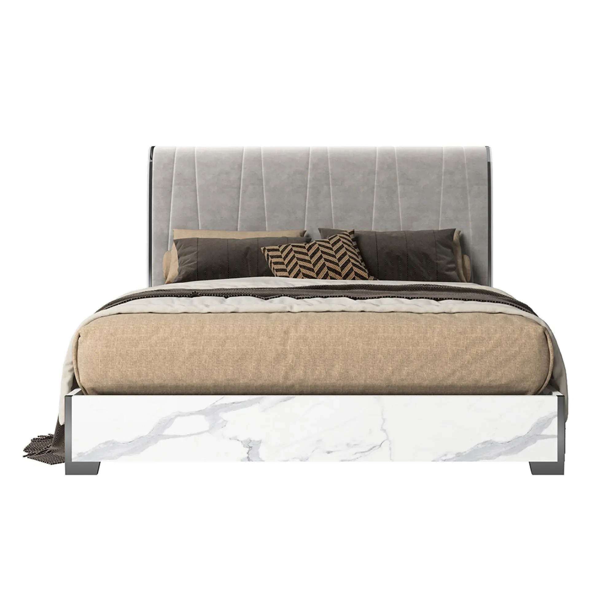 Anna Italian Bed Frame - White