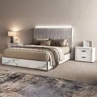 Anna Italian Bed Frame - White